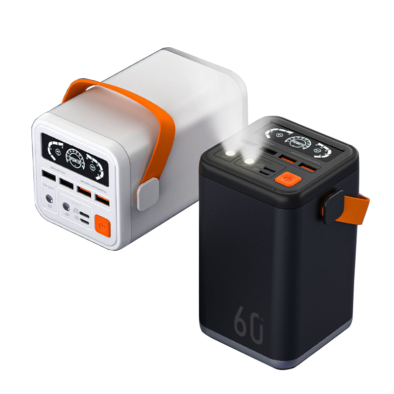 Cargador portátil Weibaidac Power Bank 100000mah 60000mah 35w Iluminación de emergencia Fuente de alimentación para exteriores