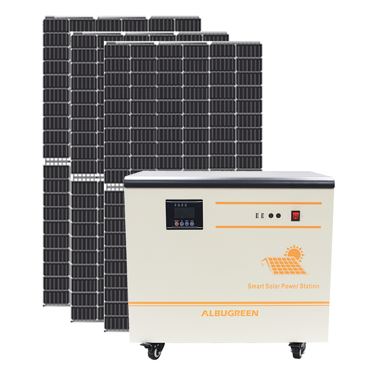 Sistema de energía solar todo en uno para el hogar de 5KWH
